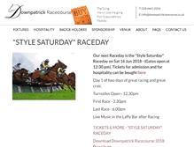 Tablet Screenshot of downpatrickracecourse.co.uk